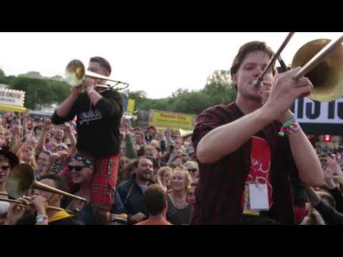 Preview image for the video "New York Brass Band Glastonbury 2016".
